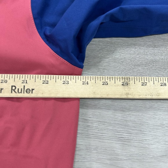 Peter Millar Hyperlight Link Jacket Mens Large Pink Hooded Waterproof Rain - Picture 10 of 14